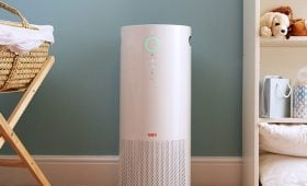 Air purifier in baby's room